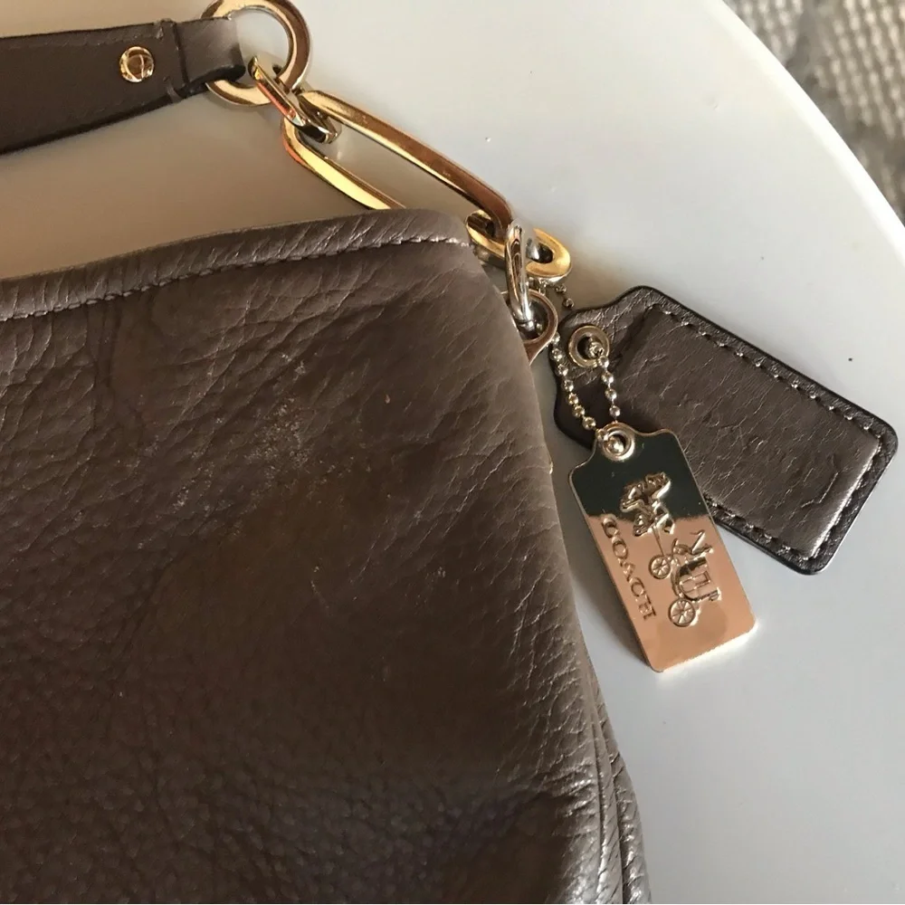 Coach Brown Leather Hobo Bag No L1380-27858